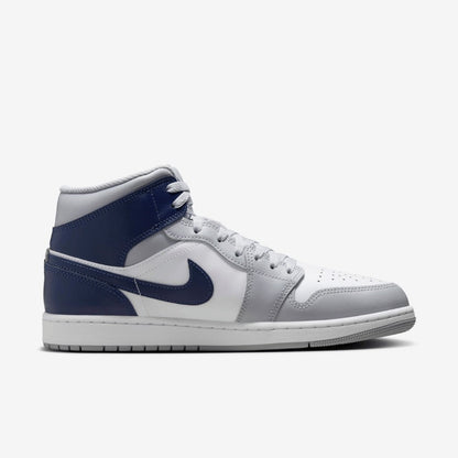 Jordan 1 Mid Wolf Grey Midnight Navy