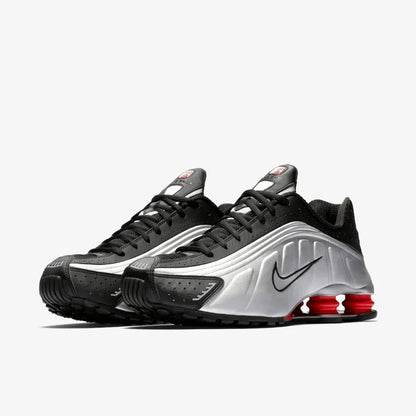 Nike Shox R4 Negro Plata Metalizado