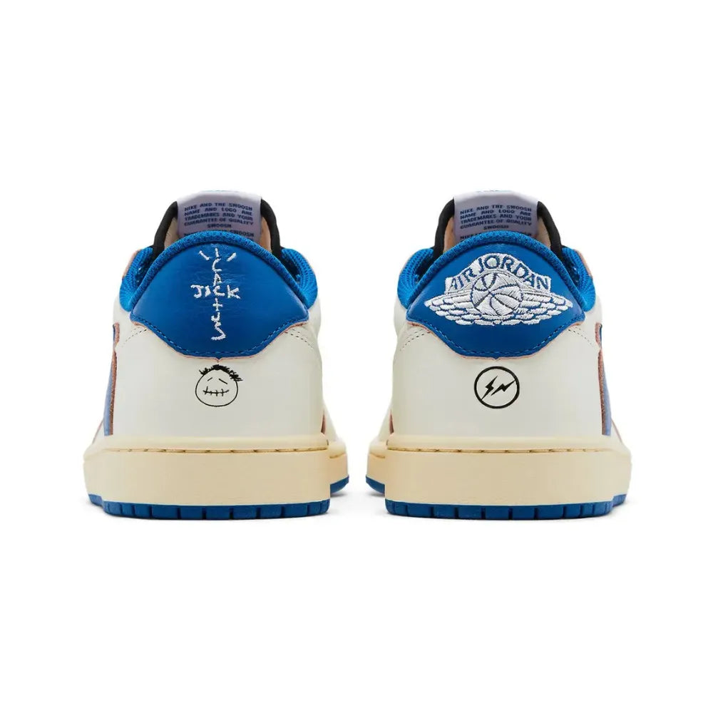 Jordan 1 Low OG SP Fragment x Travis Scott Sail Military Blue